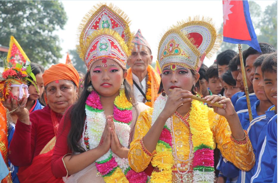 प्रदेश नं १ का सामाजिक बिकाश मन्त्री माननीय श्री जीवन घिमिरे ज्यु बाट श्रीमद भागवत् सप्ताह धनधान्याचल महायज्ञको उद्घाटन